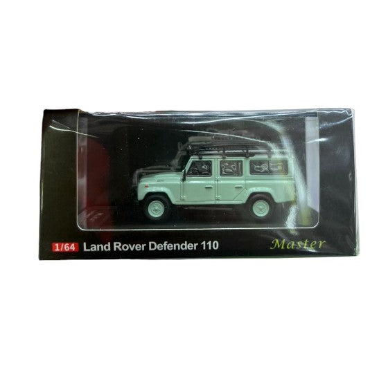 Decode Land Rover Defender 4x4 – White with Accessories | 1:64 Diecast Model Car- 5 Colors