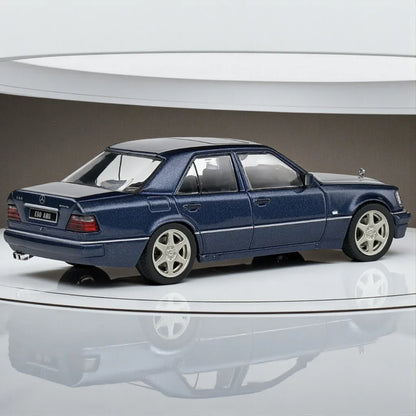 Solido 1:43 Mercedes-Benz W124 E60 AMG – Nautical Blue – Diecast Model Car S4313203| Collector’s Edition Miniature