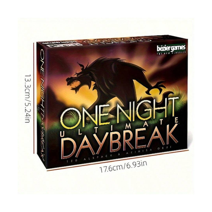 Bezier Games One Night Ultimate DAYBREAK Board Game! Multi-Color- 3 to 7 Players, Age 8+