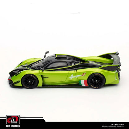 LCD Models 64028 Pagani Huayra R 1:64 Scale Diecast Model Car | Premium Carbon Detail Collectible