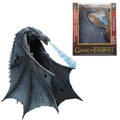 "Mcfarlane Toys Game of Thrones: Viserion Deluxe Action Figure – Unleash the Dragon