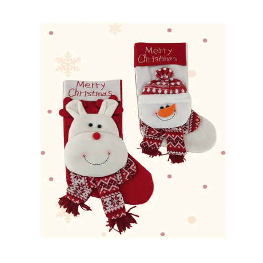 SWEN Vionne Cute Christmas Stockings | Cheerful Festive Designs to Brighten Any Mantel