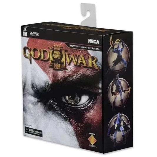 God of War 3 - Kratos - Character Model Action Figure - Anime Toy 7" Kratos Flame Knife Action Figure Figure Figure - Jaiman Toys