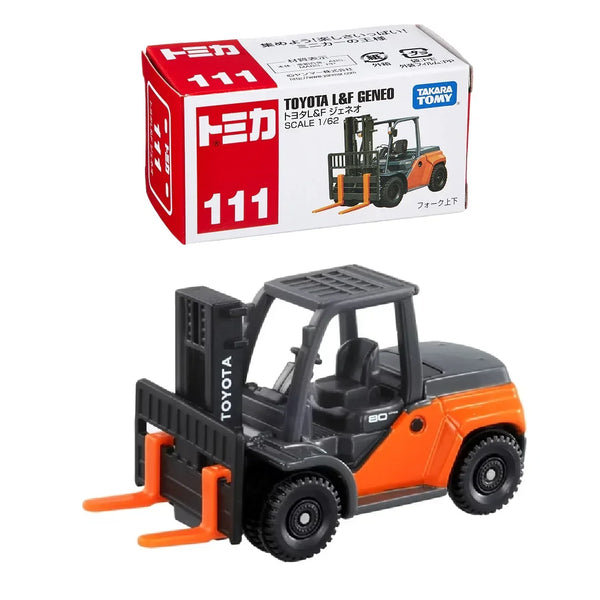 Tomica #111 TOYOTA L&amp;F GENED - TAKARA TOMY -Diecast Scale Model Car - 1/62 - Jaiman Toys