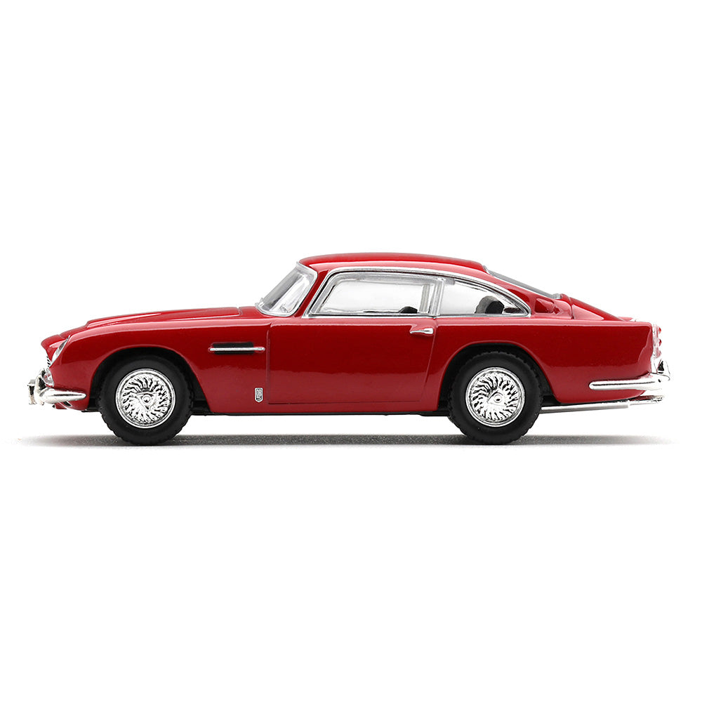 Mini GT 1:64 Scale (Blister Pack) Aston Martin DB5 Fiesta Red Diecast Scale Model Car | Collectible Model
