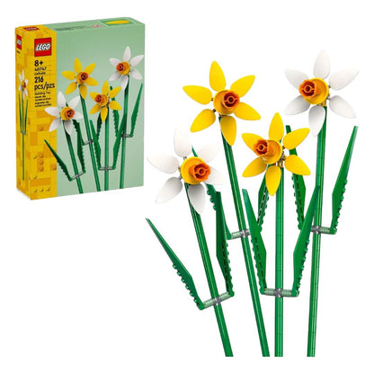 LEGO Daffodils Flowers (40747) – Create Your Floral Masterpiece- Age 8+