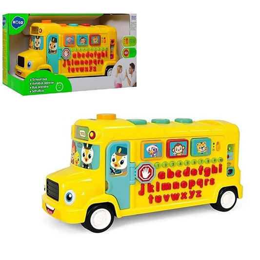 Hola School Bus Toy for Kids - Multi Color - Jaiman Toys