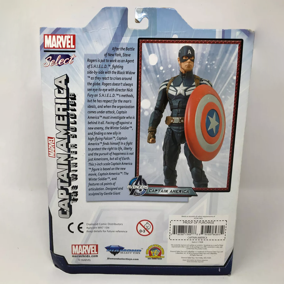 Captain America The Winter Soldier Exclusive Marvel Select masked