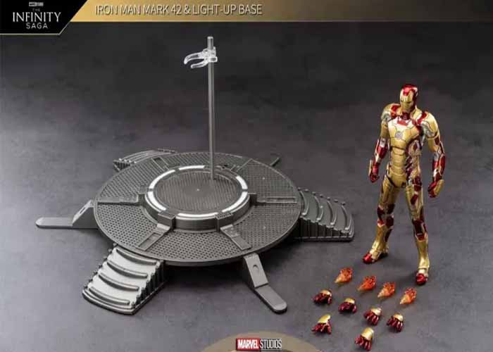 ZD Toys Marvel Studios The Infinity Saga Iron Man Mark 42 Light-Up