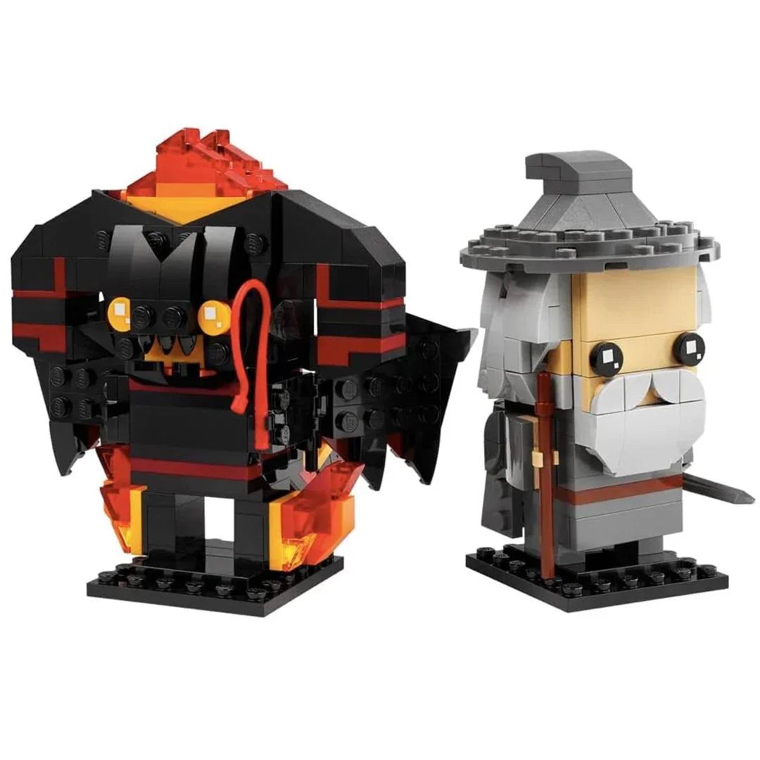 Lego 40631 Brick Headz Gandalf the Grey & Balrog Set - Jaiman Toys