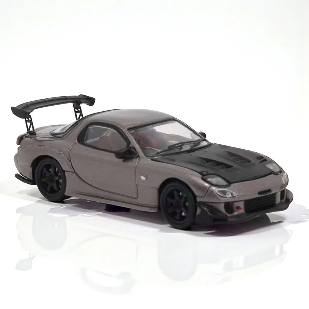 BSC 1:64 MAZDA RX-7 Metalic Grey Diecast Car Model