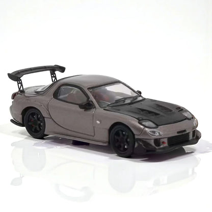 BSC 1:64 MAZDA RX-7 Metalic Grey Diecast Car Model
