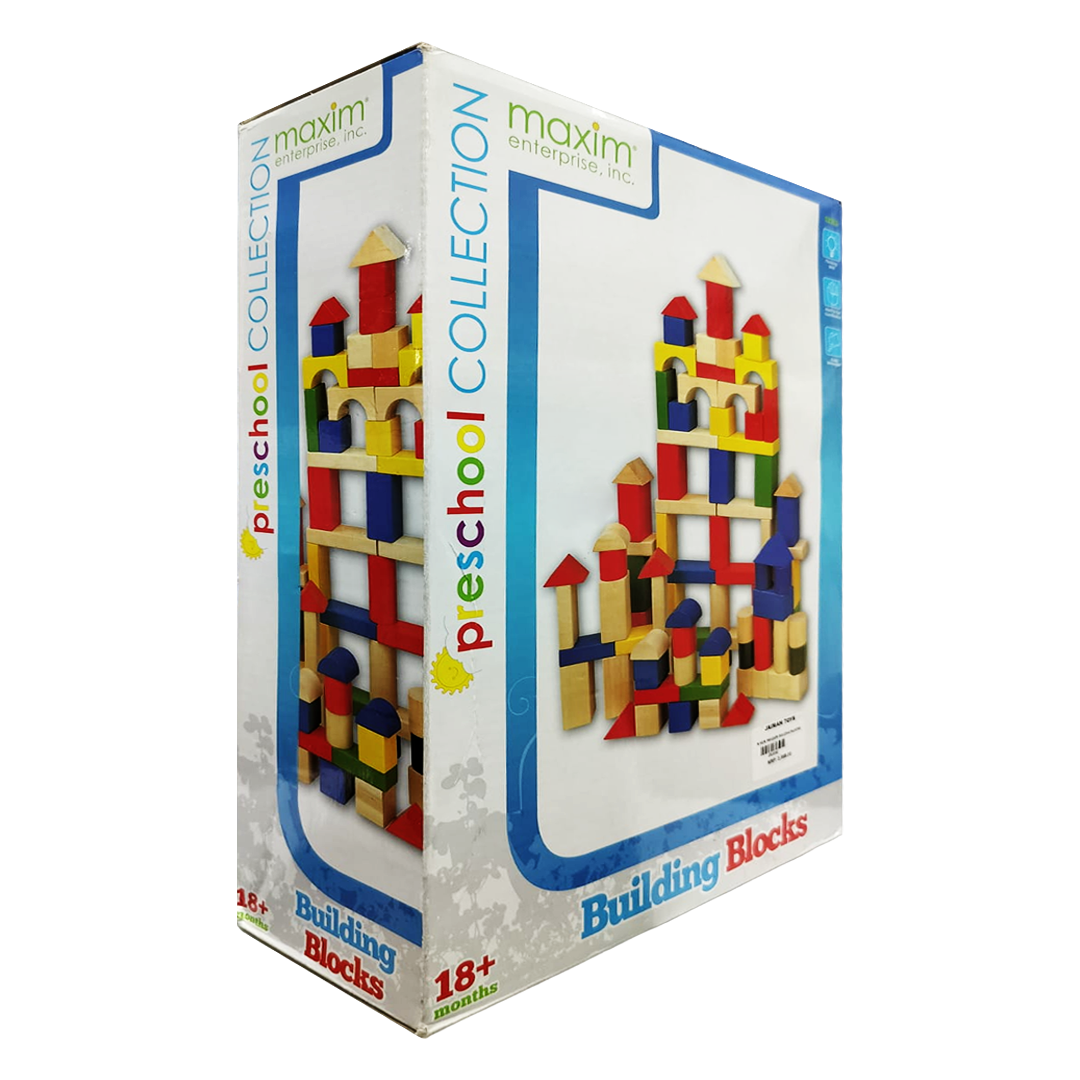 Building Blocks Preschool Collection from Maxim Age 18 months + (100 pcs)