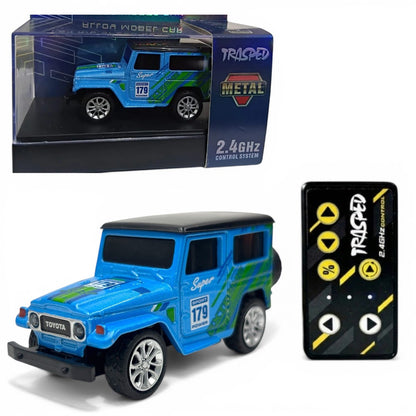 Trasped 1:64 Mini RC Off-Road Car – Pocket Size Remote Control SUV with App Control, 2.4GHz Controller & Rechargeable Battery (5 Colors)