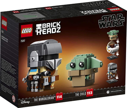 LEGO BrickHeadz Star Wars The Mandalorian & The Child 75317