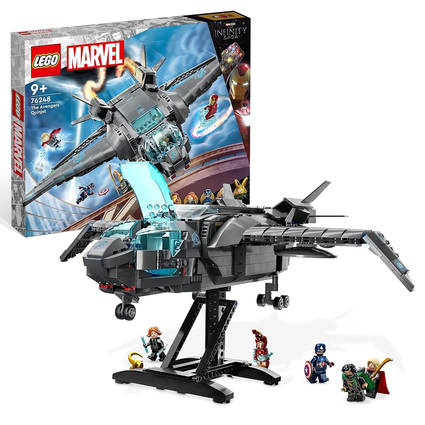 LEGO Marvel The Avengers Quinjet 76248 Building Set (795 Pieces)