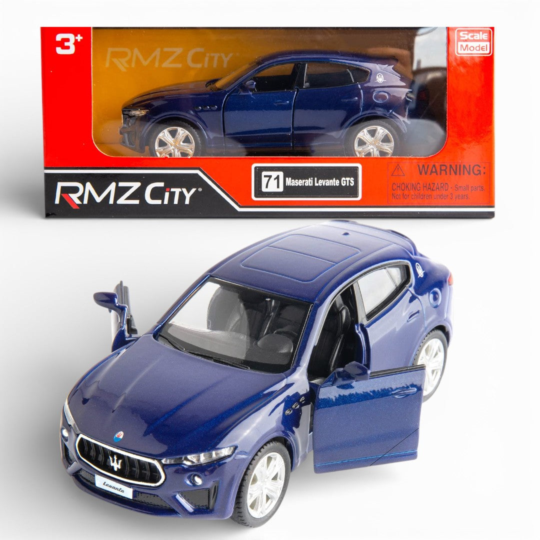 RMZ City 1:36 Maserati Levante GTS Diecast Alloy Car Model – Openable Doors | Pull Back & Go | 2 Color Variants