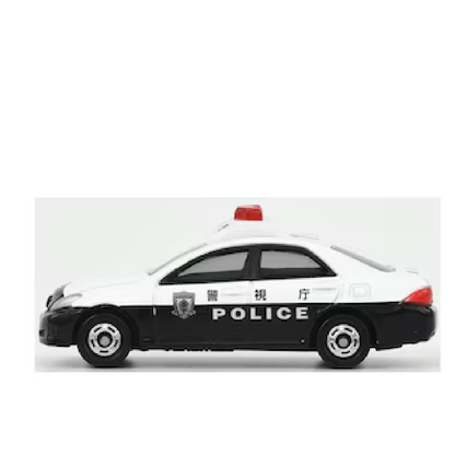 Tomica No. 110 Toyota Crown Police Car- TAKARA TOMY -Diecast Scale Model Car- 1/69