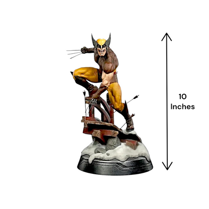 Wolverine Brown Costume Action Figure Marvel's Iconic Characters - Age 15+