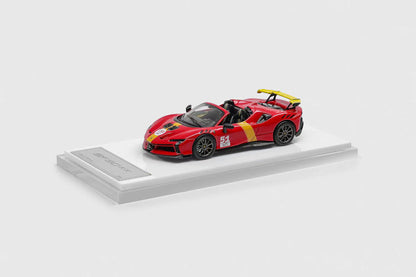 DMH Classic Racing Ferrari SF90 XX Spider Roadster – No.51 | 1:64 Diecast Model ( Red)