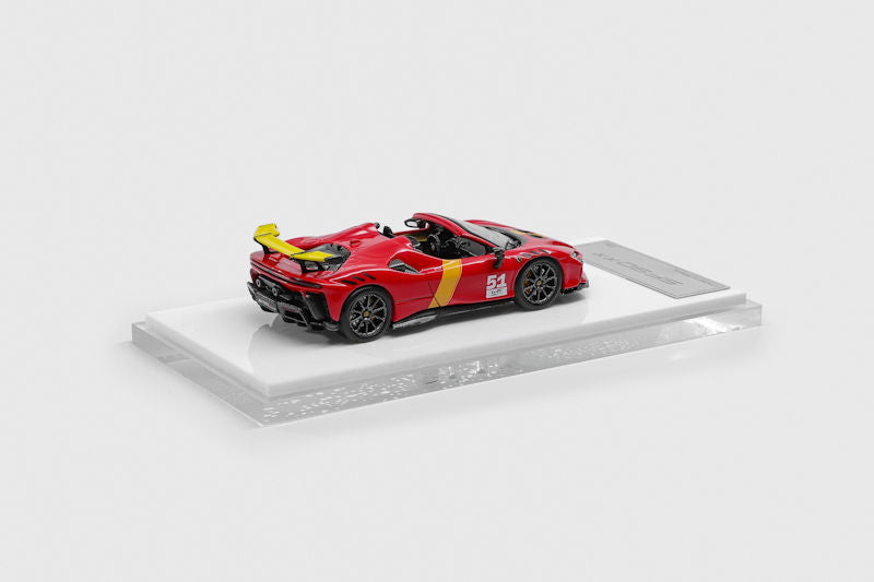DMH Classic Racing Ferrari SF90 XX Spider Roadster – No.51 | 1:64 Diecast Model ( Red)