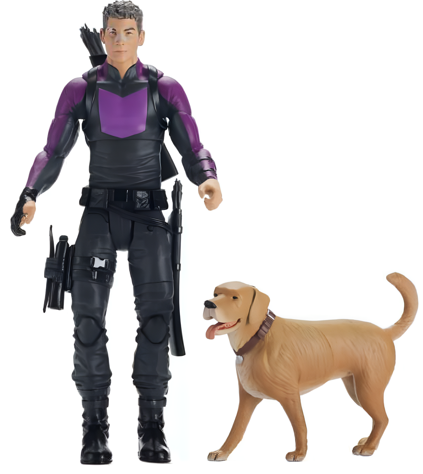 Marvel Hawkeye (with Lucky the Pizza Dog) Action Figure (Special Collector Edition)