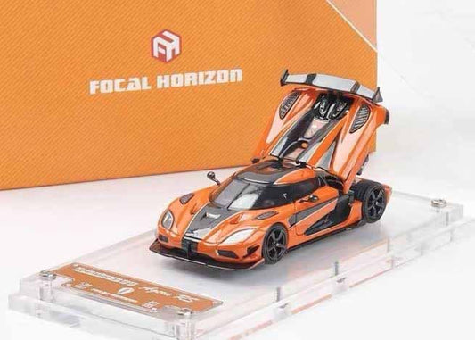 Focal Horizon 1:64 Koenigsegg Agera RS Orange Die-Cast Model Car | Premium Collector Edition