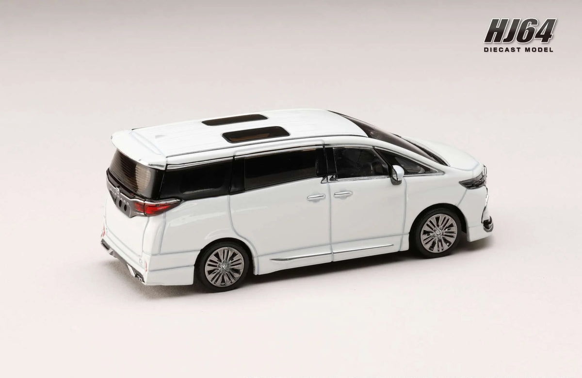 Hobby Japan 1:64 Toyota Alphard Z (H40W) Genuine Options – Platinum White Pearl Mica | HJ642078CW