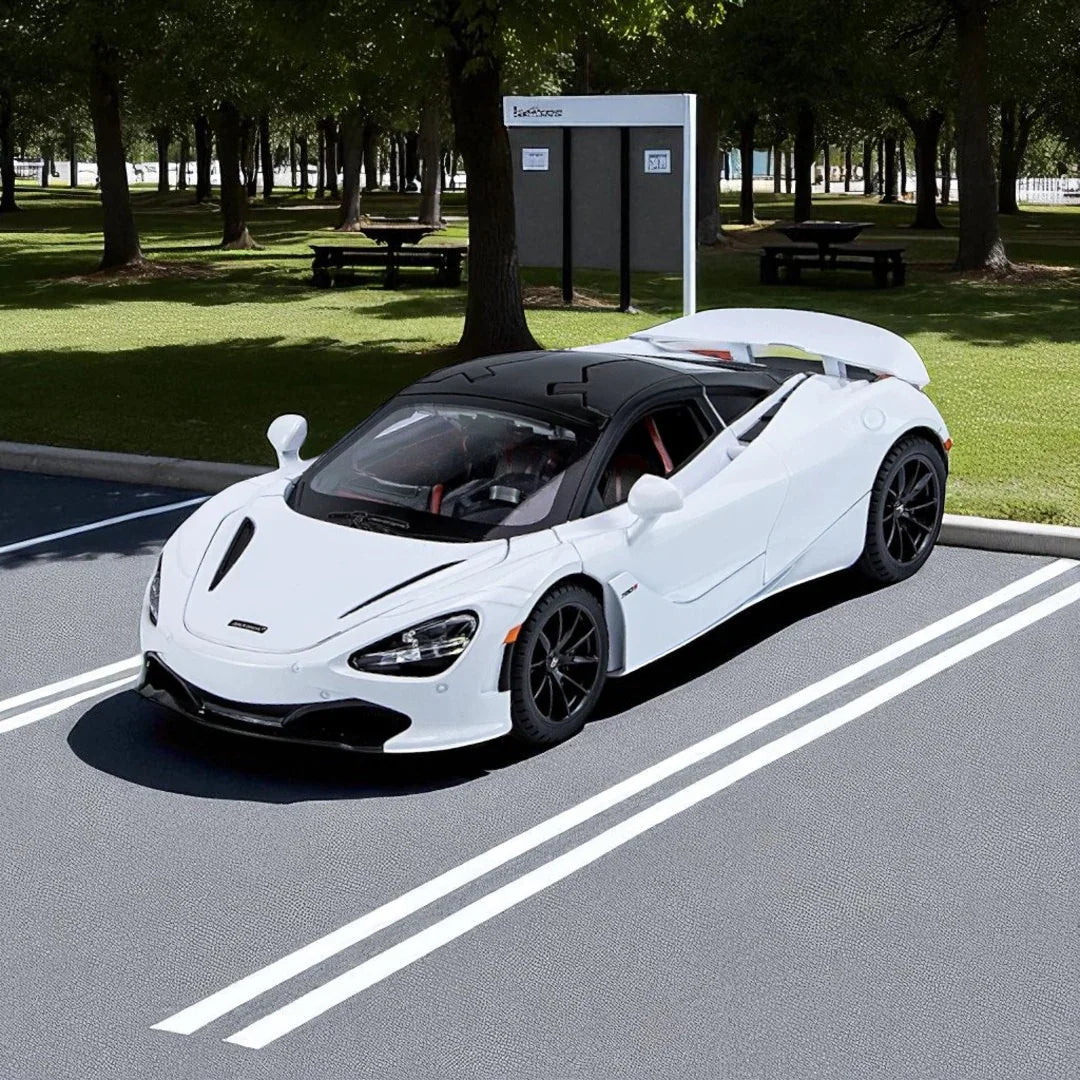 Joy Junction 1:24 Mclaren 720 S-1901 Diecast Car Model -White (JJ77) - Jaiman Toys