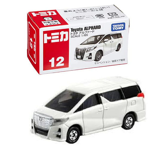 Tomica TOYOTA ALPHARD No. 12- TAKARA TOMY -Diecast Scale Model Car 1/65