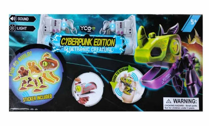 Cyberpunk Edition Electronic Creature Dinosaur Toy with Light & Sound | Interactive Mini Dino Robot Toy for Kids