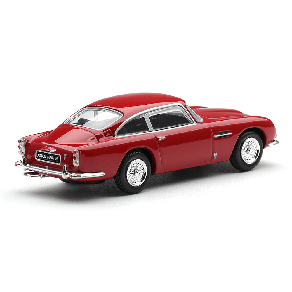 Mini GT 1:64 Scale (Blister Pack) Aston Martin DB5 Fiesta Red Diecast Scale Model Car | Collectible Model