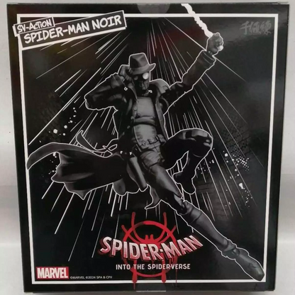 Spider-Man: Spider-Bath SV Action Spider-Man Noir Action Figure, Non-scale, ABS &amp; PVC, Pre-painted Complete Action Figure