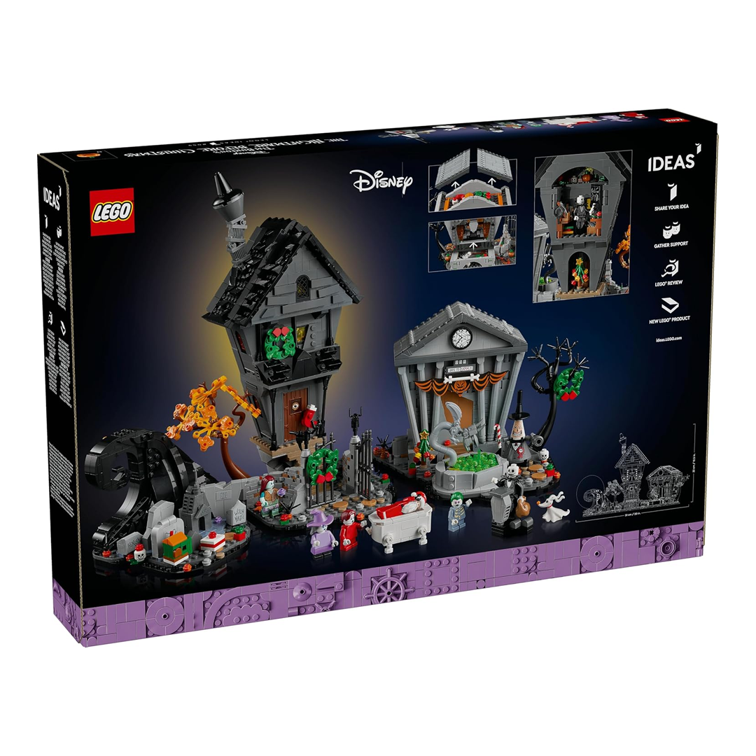 LEGO Ideas 21351 The Nightmare Before Christmas Diorama Kit (2193 Pieces)