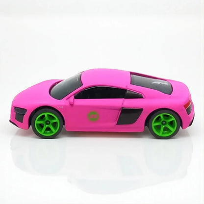 Majorette Audi R8 Die-Cast Car (Pink Chase Car)-Diecast Car Model