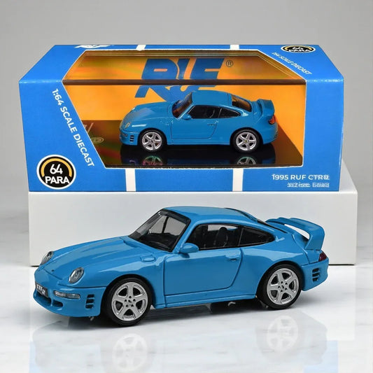 PARA64 1:64 RUF CTR2 1995 Mexico Blue LHD Diecast Car By-Paragon