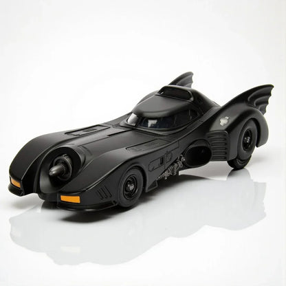 Joy Junction 1:24 Scale 1989 Batmobile Diecast Alloy Car Model – Black Finish | -Go Lights & Sound, Spray Effect, Shock Absorption (JJ211)
