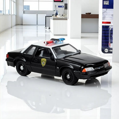 1990 Ford Mustang SSP Black and White "Wyoming Highway Patrol" "Hot Pursuit" Series