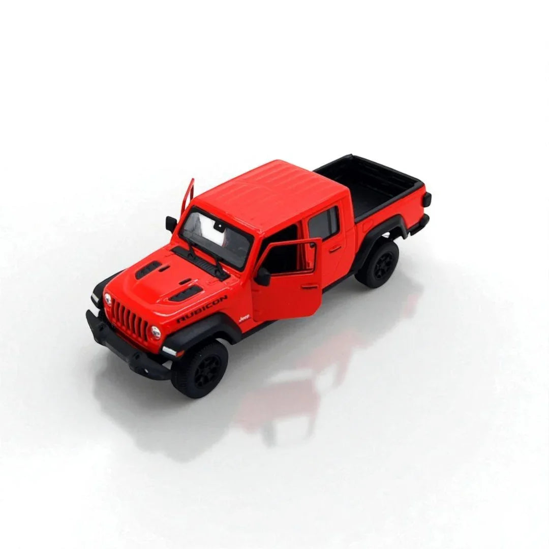WELLY 1:27 2020 Jeep Gladiator Rubicon Diecast Car Model -Red (24103) - Jaiman Toys