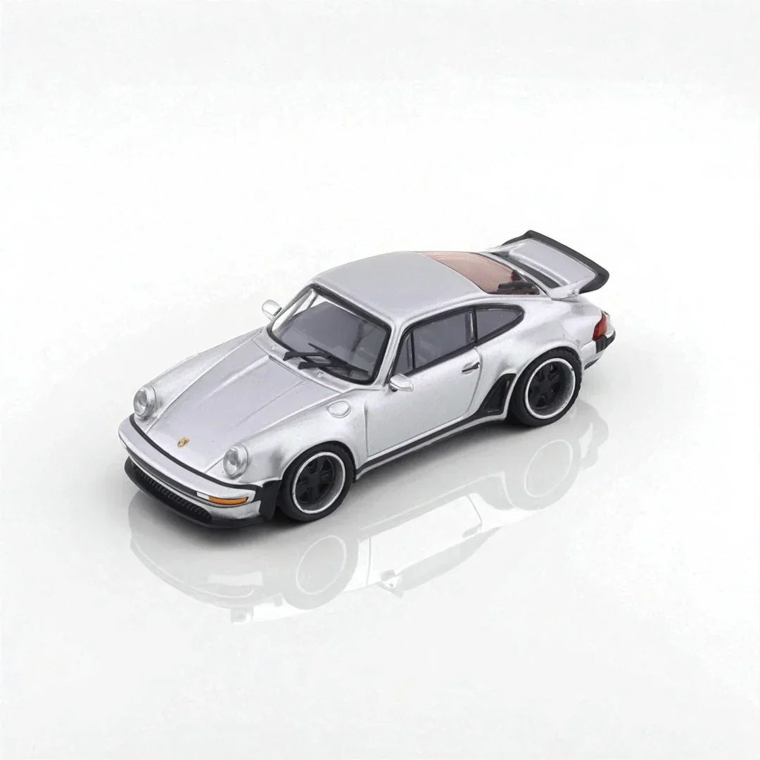 Rhino Model 1:64 Porsche Singer Turbo Study 930 Silver diecast scale model collectible - Jaiman Toys