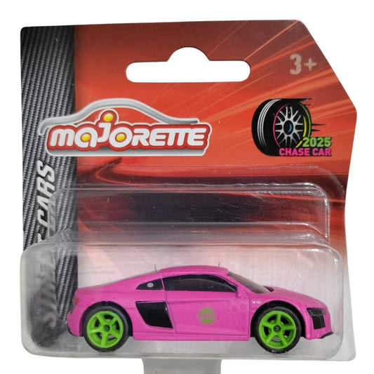 Majorette Audi R8 Die-Cast Car (Pink Chase Car)-Diecast Car Model