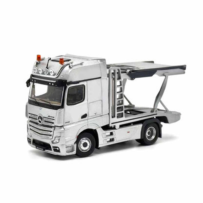 UNIQUE MODELS x Tiny 1:64 Mercedes-Benz Actros MP5 Black City Transporter Die-Cast Truck Model