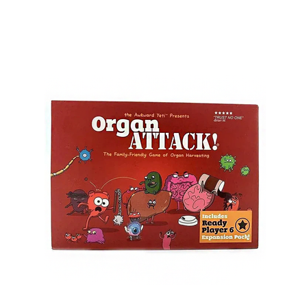 Organ Attack! The Hilarious and Strategic Card Game for a Fun Night In! - Family Board Game - 2 to 6 Players,  AGE 10+