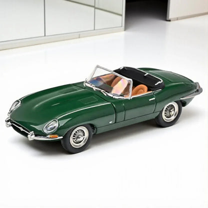 GFCC 1:64 Jaguar E-Type 1961 Roadster Green Diecast Car Model