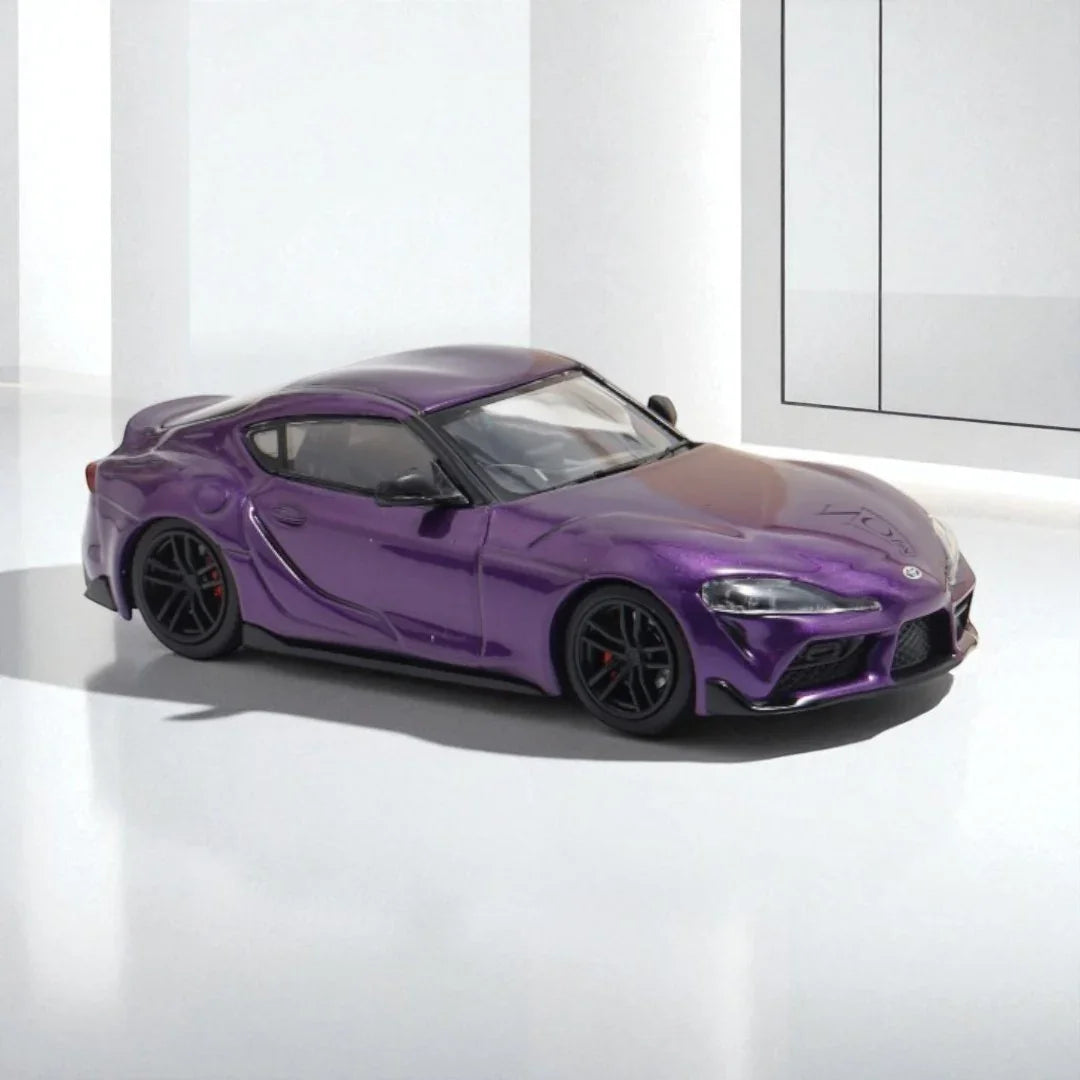 BSC 1:64 Scale Toyota GR Supra A90 Purple paint finish Diecast Cat Model - Jaiman Toys