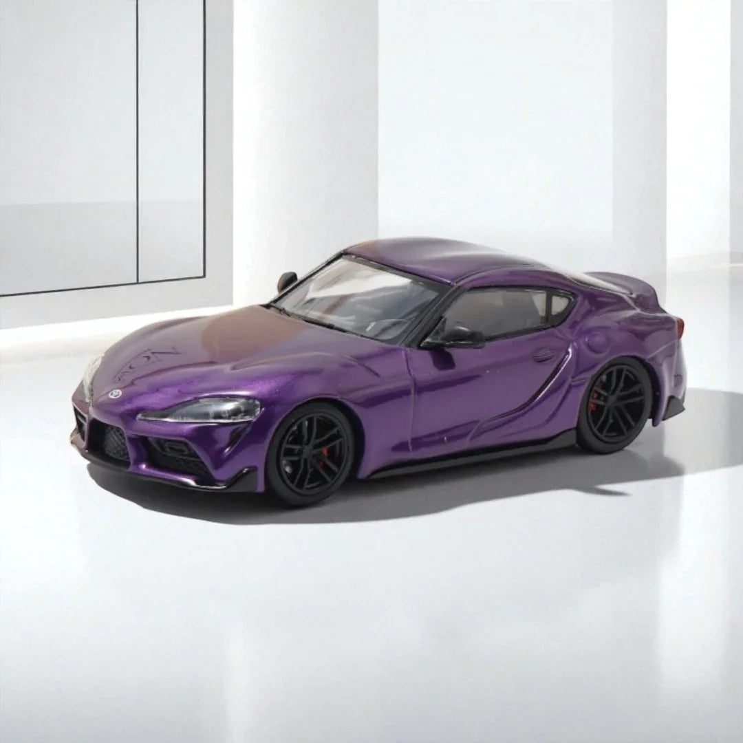 BSC 1:64 Scale Toyota GR Supra A90 Purple paint finish Diecast Cat Model - Jaiman Toys