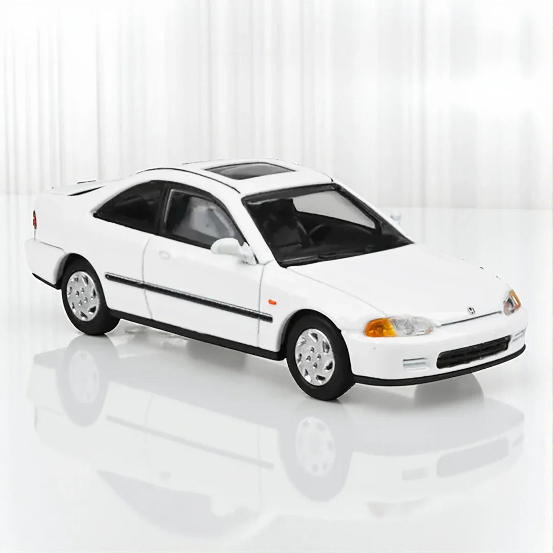 PARA64 1:64 1995 Honda Civic Coupe EJ1 White Diecast Model Car  LHD PA-55765  By Paragon Models-