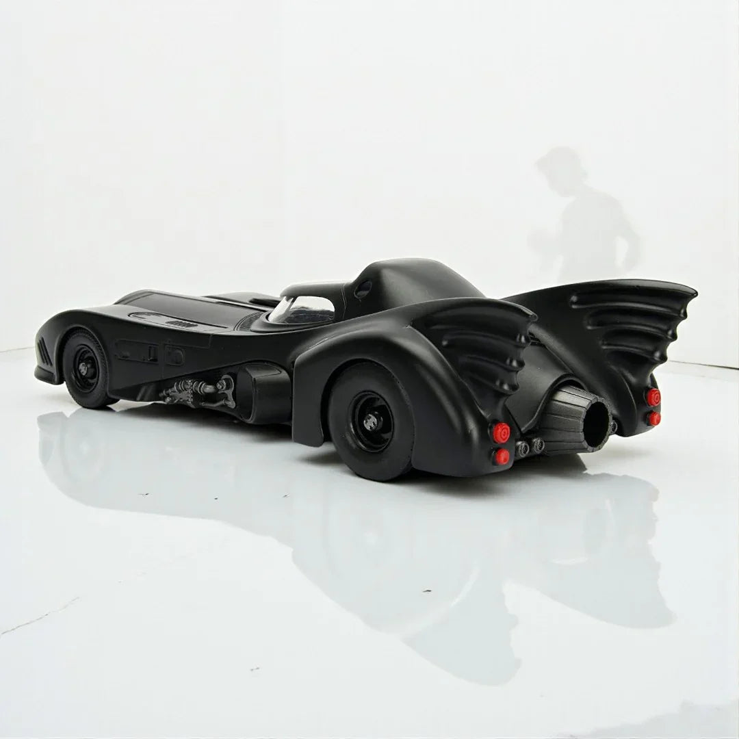 Joy Junction 1:24 Scale 1989 Batmobile Diecast Alloy Car Model – Black Finish | -Go Lights & Sound, Spray Effect, Shock Absorption (JJ211)