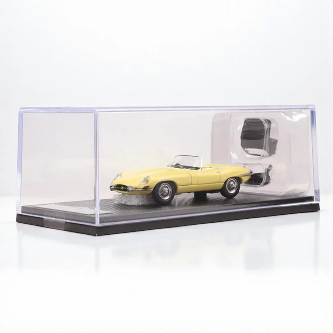 GFCC 1:64 Jaguar E-Type 1961 Roadster Yellow Diecast Car Model