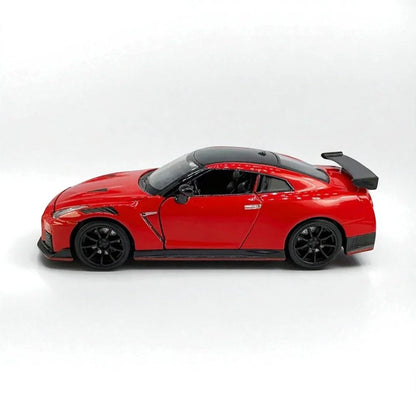 RMZ Hobby 1:32 Nissan GT-R Nismo R35 Die-Cast Model Car – Red with Openable Doors, Light & Sound (664981) - Jaiman Toys